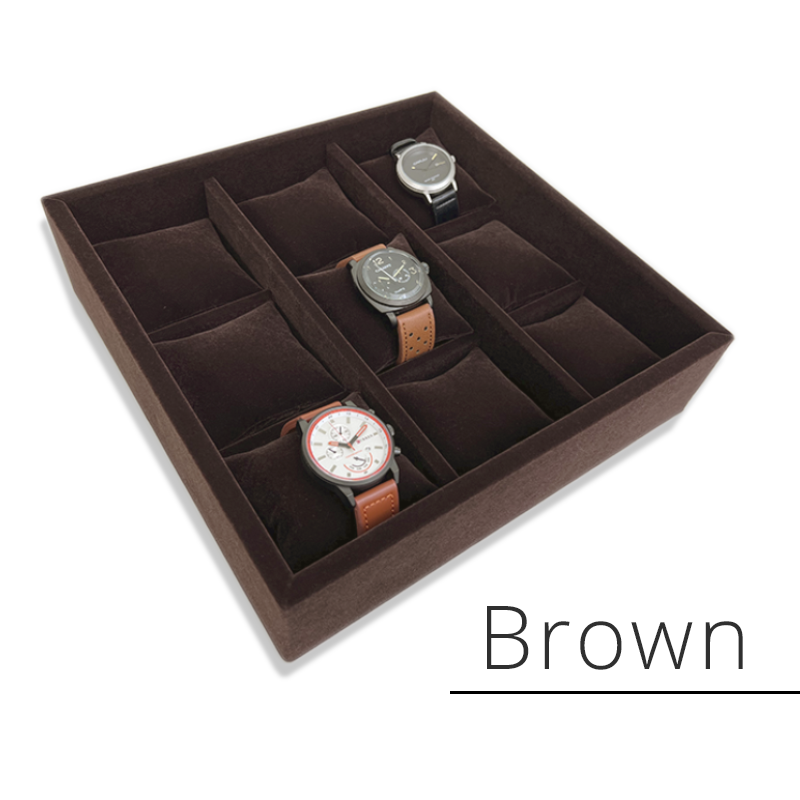 Jewelry Tray Watch Display w/ Pillows (Color Options)