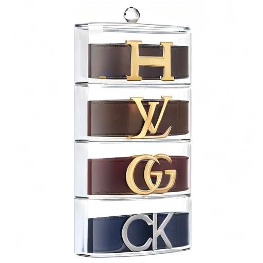 Premium Belt Display Organizer | 5 Compartments