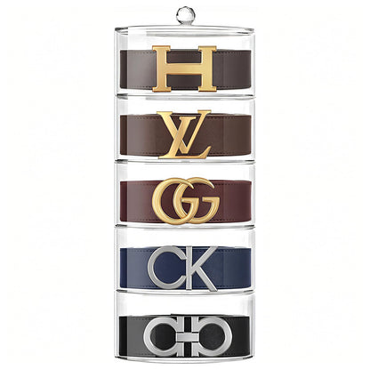 Premium Belt Display Organizer | 5 Compartments