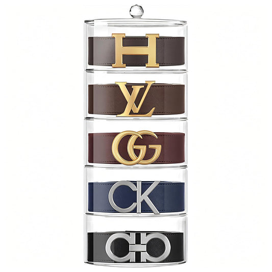 Premium Belt Display Organizer | 5 Compartments